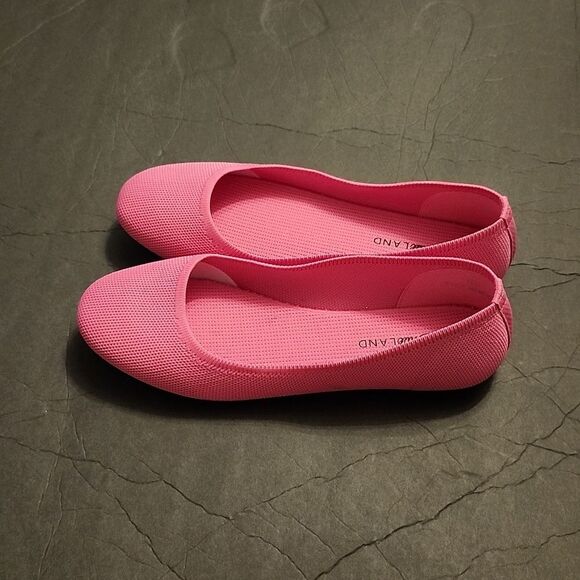 BRAND NEW SHOE LAND EVER MEMORY ROUND TOE KNITTEED WOMEN'S FLAT SHOE - Picture 5 of 16